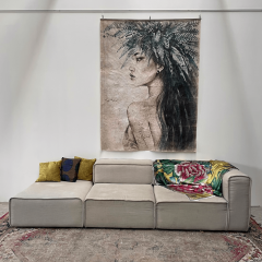 VAHINE COURONNE DE FOUGÈRES (150x200cm) VAHINE COURONNE DE FOUGÈRES (150x200cm)